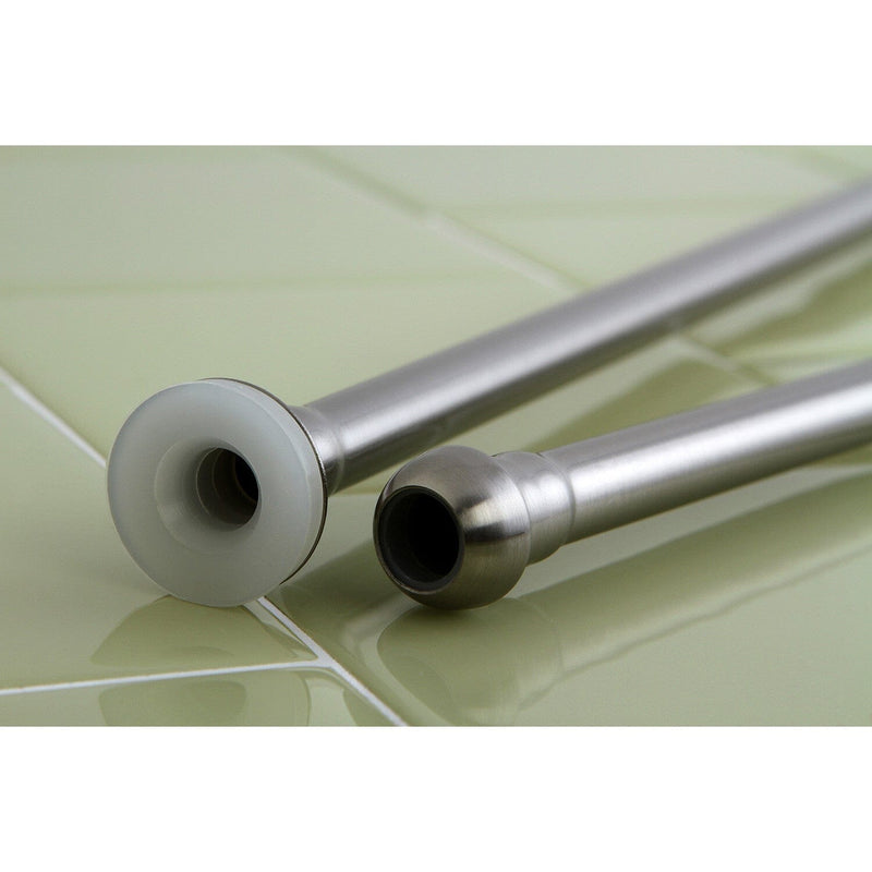 Complement 30-Inch Bullnose Bathroom Supply Line