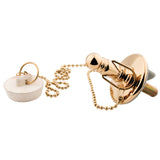 Vintage Rubber Stopper Chain and Attachment