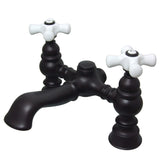 Vintage Two-Handle 2-Hole Deck-Mount Clawfoot Tub Faucet