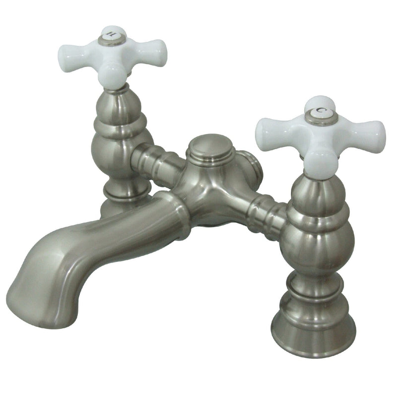 Vintage Two-Handle 2-Hole Deck-Mount Clawfoot Tub Faucet
