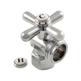Vintage 1/2-Inch FIP x 3/4-Inch Hose Thread Quarter-Turn Angle Shut-Off Valve, for Washing Machine