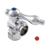 Vintage 1/2-Inch FIP x 3/4-Inch Hose Thread Quarter-Turn Angle Shut-Off Valve, for Washing Machine
