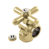 Vintage 1/2-Inch FIP x 3/4-Inch Hose Thread Quarter-Turn Angle Shut-Off Valve, for Washing Machine