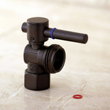 Fauceture 1/2-Inch FIP x 3/4-Inch Hose Thread Quarter-Turn Angle Shut-Off Valve, for Washing Machine