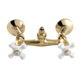 Vintage Wall-Mount Tub Filler Faucet with Riser Adapter