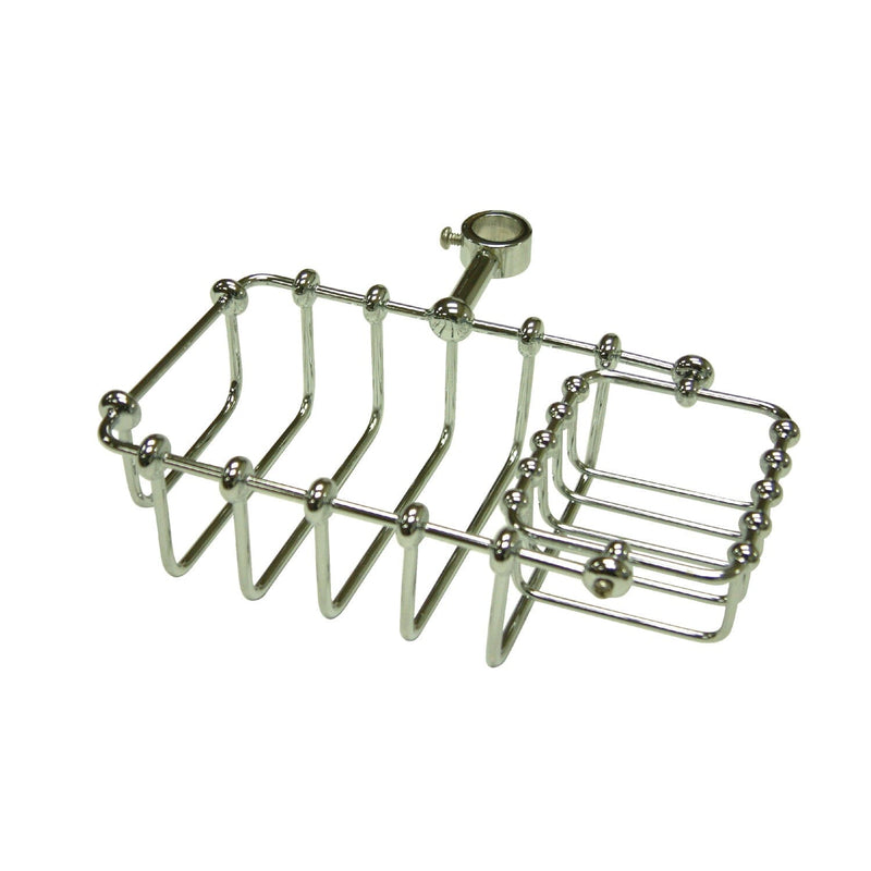 Vintage 7-Inch Riser Mount Soap and Sponge Holder