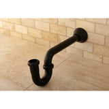 Vintage 1-1/4 Inch Decor P-Trap, 18 Gauge