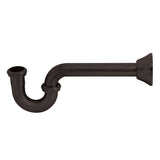 Vintage 1-1/4 Inch Decor P-Trap, 18 Gauge