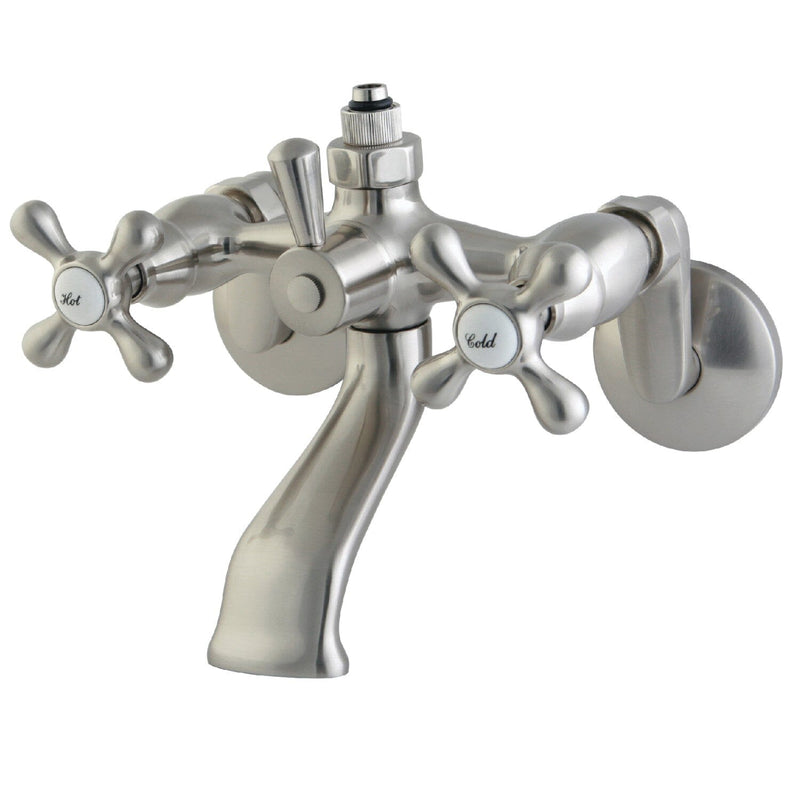 Vintage Wall-Mount Tub Faucet with Riser Adaptor