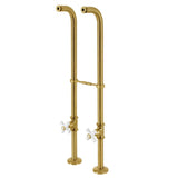 Kingston Freestanding Supply Line with Stop Valve