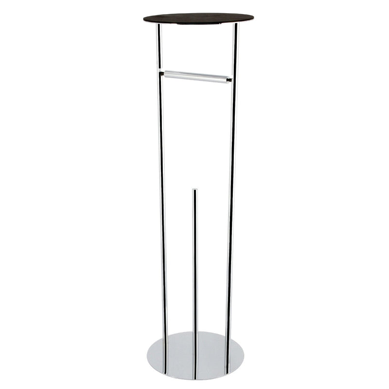 Dessau Freestanding Toilet Paper Holder with Reserve Storage and Top Shelf