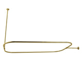Vintage 44.5-Inch Rectangular Shower Curtain Rod, 18 Gauge