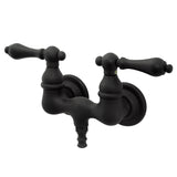 Vintage Two-Handle 2-Hole Tub Wall Mount Tub Faucet