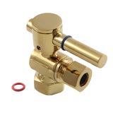 Concord 3/8-Inch FIP x 3/8-Inch O.D. Comp Quarter-Turn Angle Shut-Off Valve