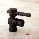 Concord 3/8-Inch FIP x 3/8-Inch O.D. Comp Quarter-Turn Angle Shut-Off Valve