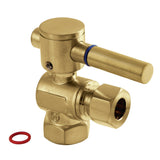 Concord 3/8-Inch FIP x 3/8-Inch O.D. Comp Quarter-Turn Angle Shut-Off Valve