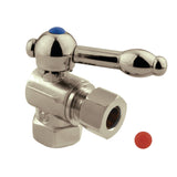 Vintage 3/8-Inch FIP x 3/8-Inch O.D. Comp Quarter-Turn Angle Shut-Off Valve