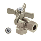 Millennium 3/8-Inch FIP x 3/8-Inch O.D. Comp Quarter-Turn Angle Shut-Off Valve