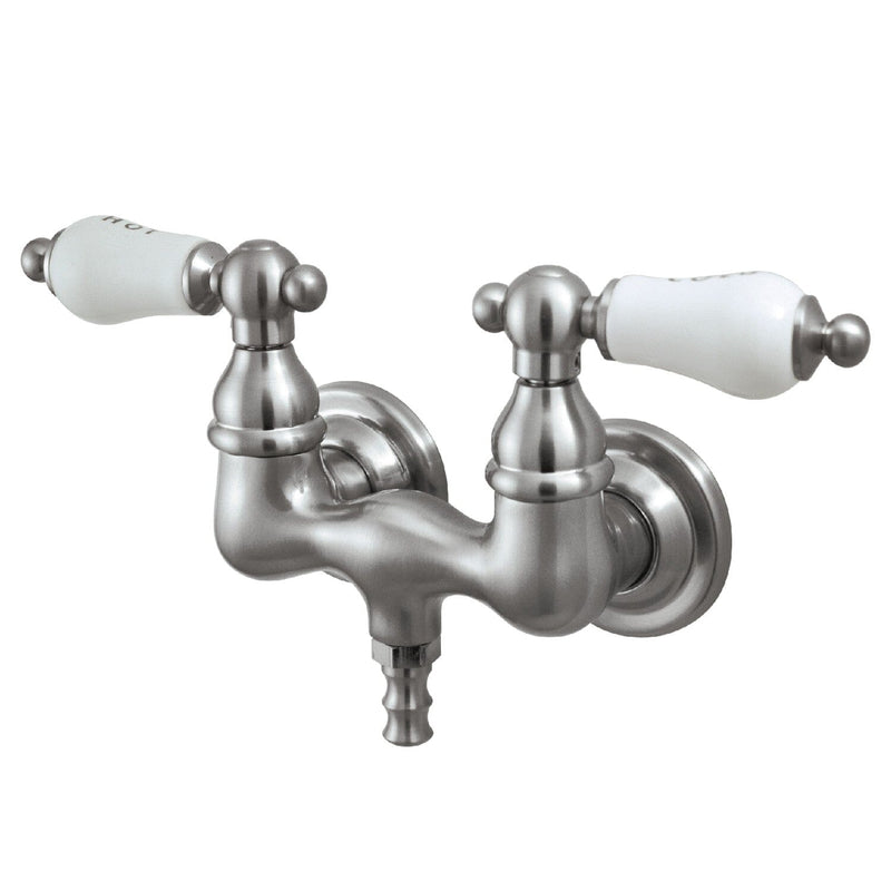 Vintage Two-Handle 2-Hole Tub Wall Mount Tub Faucet
