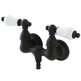 Vintage Two-Handle 2-Hole Tub Wall Mount Tub Faucet
