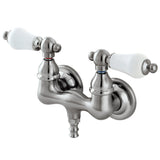 Vintage Two-Handle 2-Hole Tub Wall Mount Tub Faucet