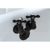 Vintage Two-Handle 2-Hole Tub Wall Mount Tub Faucet