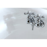 Vintage Two-Handle 2-Hole Tub Wall Mount Tub Faucet