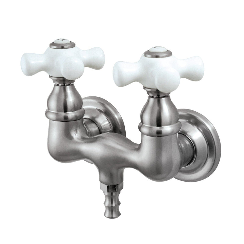 Vintage Two-Handle 2-Hole Tub Wall Mount Tub Faucet