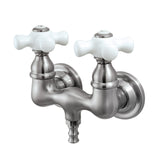Vintage Two-Handle 2-Hole Tub Wall Mount Tub Faucet