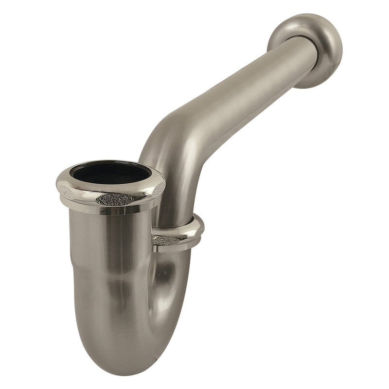 Trimscape 1-1/2 Inch Decor P-Trap with High Box Flange, 13-1/16 Inch Length, 18 Gauge