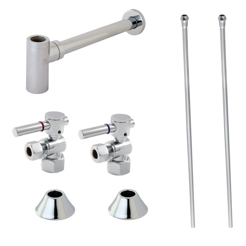 Trimscape Modern Plumbing Sink Trim Kit with Bottle Trap