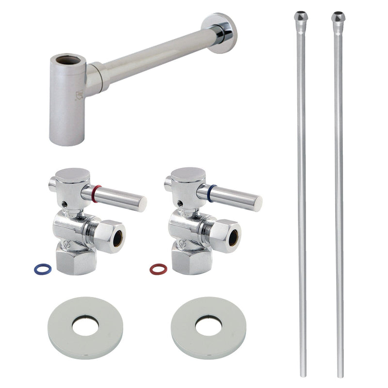 Trimscape Modern Plumbing Sink Trim Kit with Bottle Trap