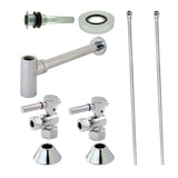 Trimscape Modern Plumbing Sink Trim Kit with Bottle Trap and Drain