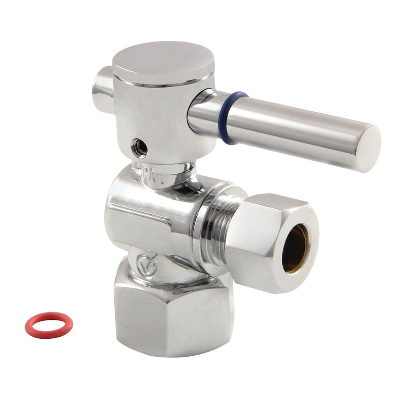 Concord 1/2-Inch FIP x 3/8-Inch O.D. Comp Quarter-Turn Angle Shut-Off Valve