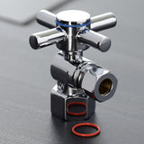 Concord 1/2-Inch FIP x 3/8-Inch O.D. Comp Quarter-Turn Angle Shut-Off Valve