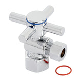 Concord 1/2-Inch FIP x 3/8-Inch O.D. Comp Quarter-Turn Angle Shut-Off Valve