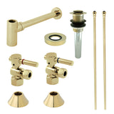 Trimscape Modern Plumbing Sink Trim Kit with Bottle Trap and Drain