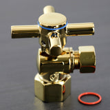 Concord 1/2-Inch FIP x 3/8-Inch O.D. Comp Quarter-Turn Angle Shut-Off Valve