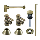 Trimscape Modern Plumbing Sink Trim Kit with Bottle Trap and Overflow Drain