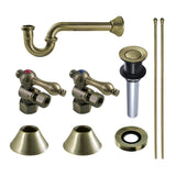 Trimscape Traditional Plumbing Sink Trim Kit with P-Trap and Drain