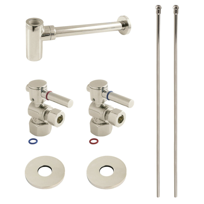 Trimscape Modern Plumbing Sink Trim Kit with Bottle Trap