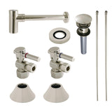 Trimscape Modern Plumbing Sink Trim Kit with Bottle Trap and Overflow Drain