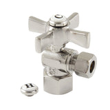 Millennium 1/2-Inch FIP x 3/8-Inch O.D. Comp Quarter-Turn Angle Shut-Off Valve