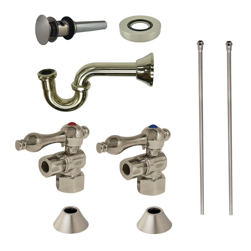 Trimscape Traditional Plumbing Sink Trim Kit with P-Trap and Overflow Drain