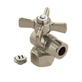 Millennium 1/2-Inch FIP x 3/8-Inch O.D. Comp Quarter-Turn Angle Shut-Off Valve
