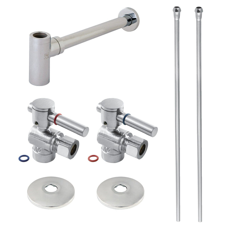 Trimscape Modern Plumbing Sink Trim Kit with Bottle Trap