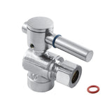 Concord 1/2-Inch Sweat x 3/8-Inch O.D. Comp Angle Shut-Off Valve