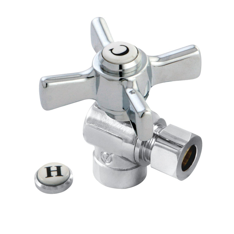 Millennium 1/2-Inch Sweat x 3/8-Inch O.D. Comp Angle Shut-Off Valve