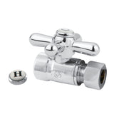 Vintage 1/2-Inch Sweat x 3/8-Inch O.D. Comp Straight Shut-Off Valve