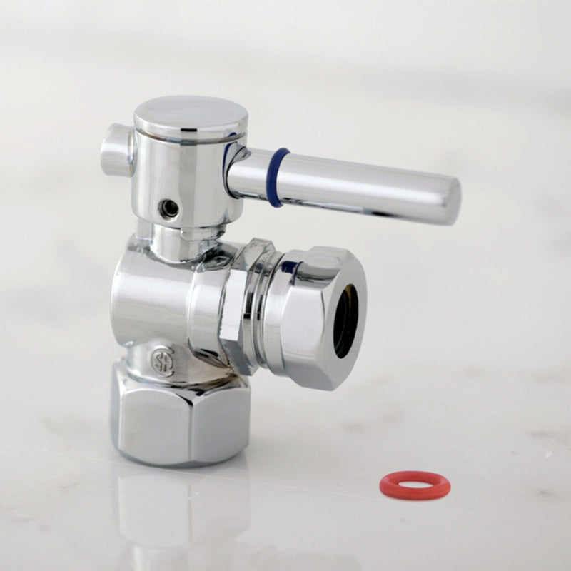 Concord 1/2-Inch FIP x 1/2-Inch or 7/16-Inch Slip Joint Quarter-Turn Angle Shut-Off Valve